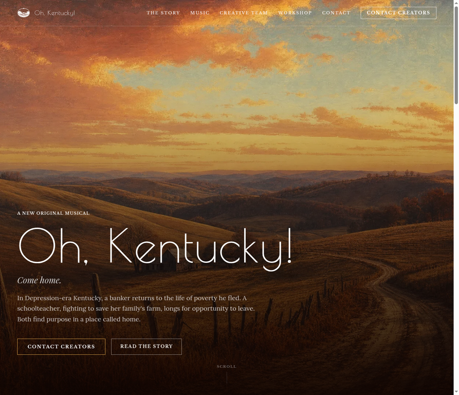 Oh, Kentucky! — original musical